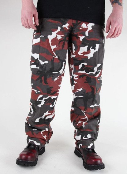 spodnie bojówki US RANGER HOSE TYP BDU RED CAMO