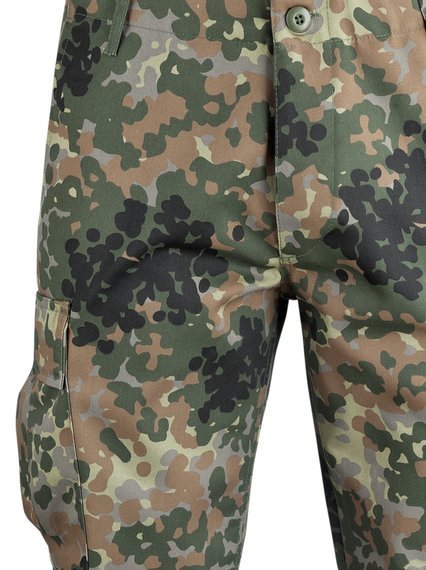 spodnie bojówki US RANGER HOSE TYP BDU " STRAIGHT CUT " FLECKTARN