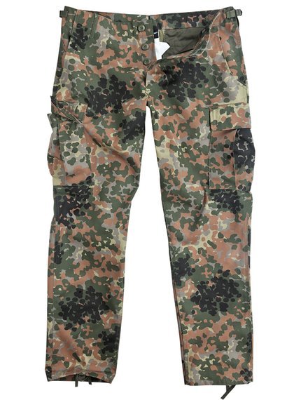 spodnie bojówki US RANGER HOSE TYP BDU " STRAIGHT CUT " FLECKTARN