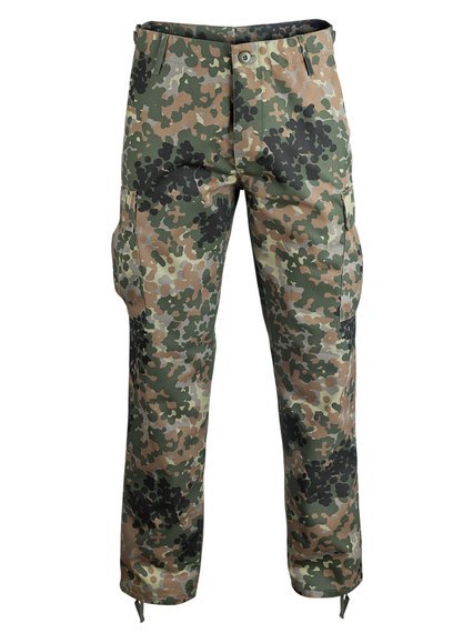 spodnie bojówki US RANGER HOSE TYP BDU " STRAIGHT CUT " FLECKTARN