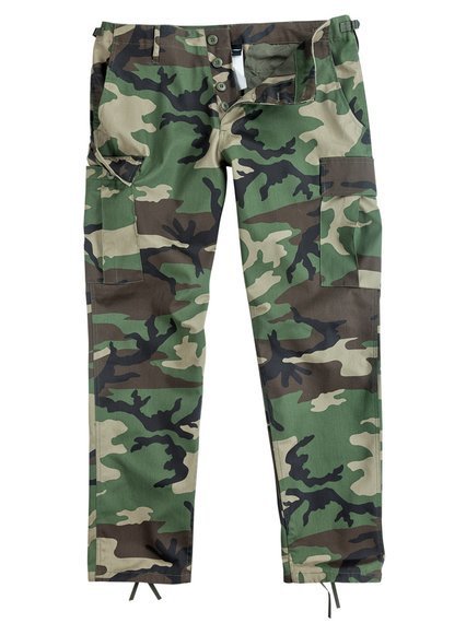 spodnie bojówki US RANGER HOSE TYP BDU " STRAIGHT CUT " WOODLAND