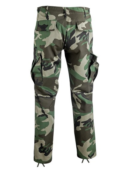 spodnie bojówki US RANGER HOSE TYP BDU " STRAIGHT CUT " WOODLAND