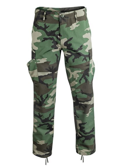 spodnie bojówki US RANGER HOSE TYP BDU " STRAIGHT CUT " WOODLAND