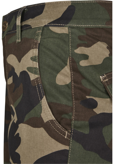 spodnie bojówki damskie HIGH WAIST CAMO woodcamo