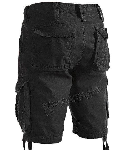 spodnie bojówki krótkie AIRBORNE VINTAGE BLACK