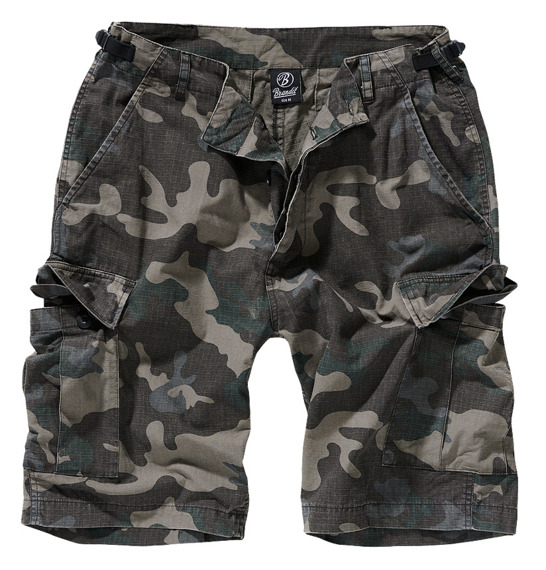 spodnie bojówki krótkie BDU RIPSTOP SHORTS - DARKCAMO