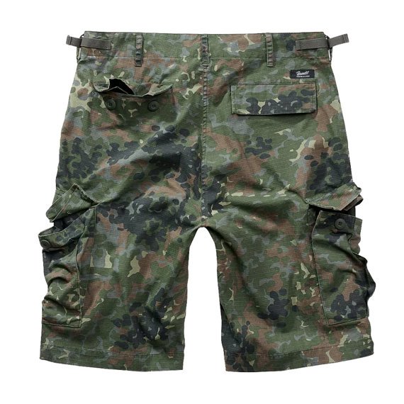 spodnie bojówki krótkie BDU RIPSTOP SHORTS - FLECKTARN