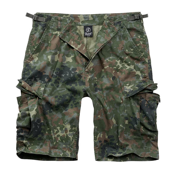 spodnie bojówki krótkie BDU RIPSTOP SHORTS - FLECKTARN