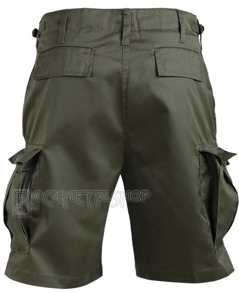 spodnie bojówki krótkie COMBAT SHORTS - OLIV