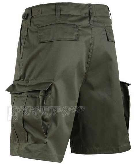 spodnie bojówki krótkie COMBAT SHORTS - OLIV