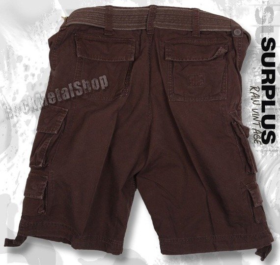 spodnie bojówki krótkie DIVISION SHORTS BROWN