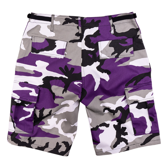 spodnie bojówki krótkie MMB US BDU SHORT LILA - CAMO