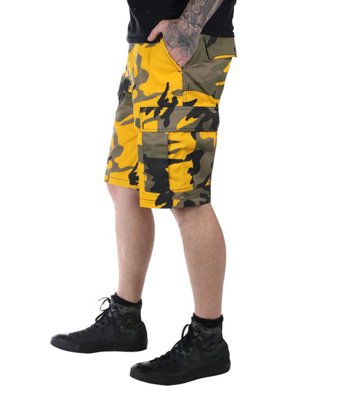 spodnie bojówki krótkie MMB US BDU SHORT YELLOW CAMO