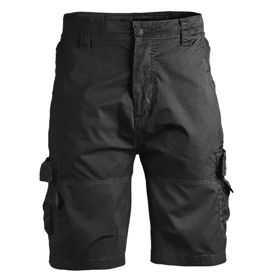 spodnie bojówki krótkie TY SHORTS - BLACK