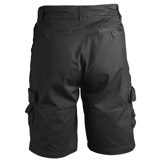 spodnie bojówki krótkie TY SHORTS - BLACK