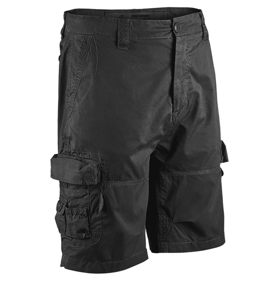 spodnie bojówki krótkie TY SHORTS - BLACK