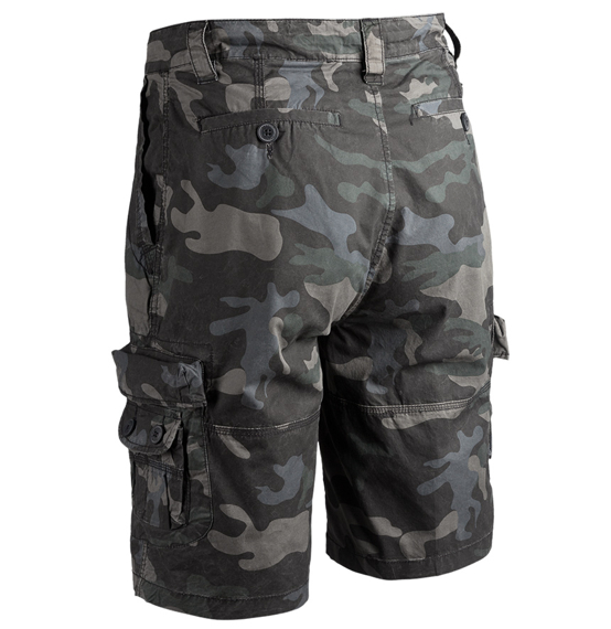 spodnie bojówki krótkie TY SHORTS - DARKCAMO