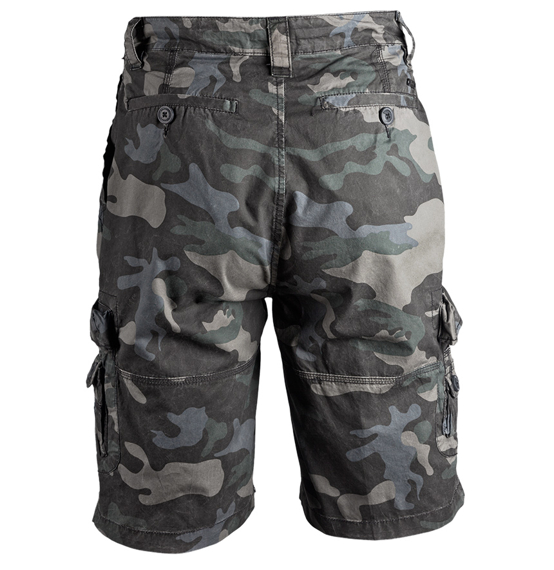 spodnie bojówki krótkie TY SHORTS - DARKCAMO