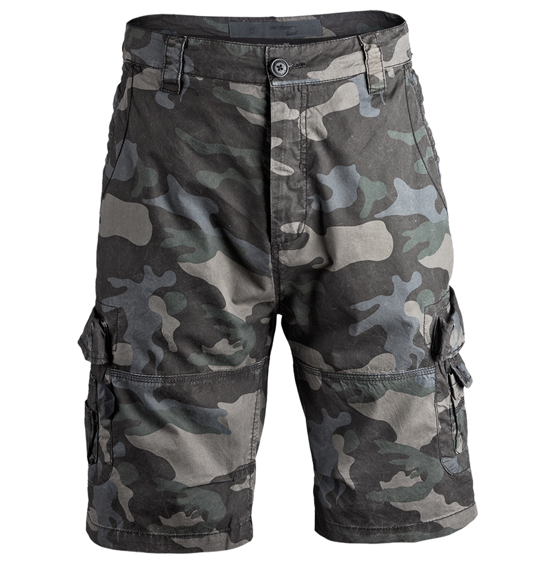 spodnie bojówki krótkie TY SHORTS - DARKCAMO