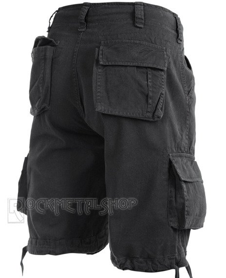 spodnie bojówki krótkie URBAN LEGEND SHORTS - BLACK