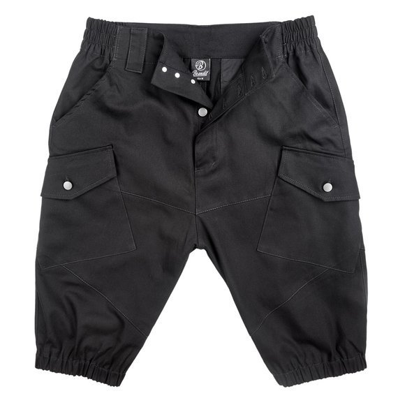 spodnie bojówki krótkie VIKING SHORTS - BLACK