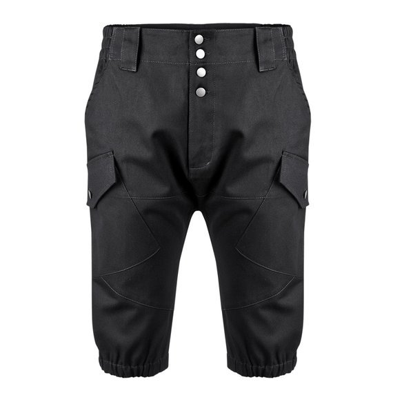 spodnie bojówki krótkie VIKING SHORTS - BLACK