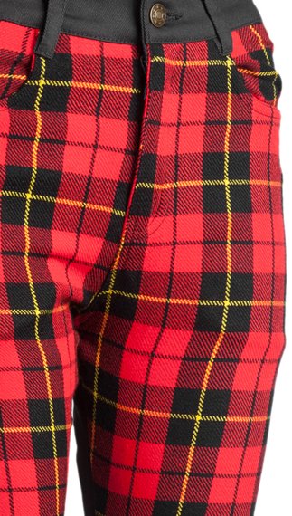 spodnie damskie AMENOMEN - TARTAN 