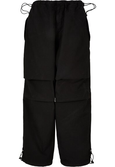 spodnie damskie LADIES COTTON PARACHUTE PANTS black