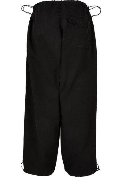 spodnie damskie LADIES COTTON PARACHUTE PANTS black