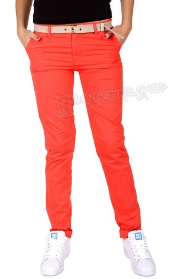 spodnie damskie XYLONTUM CHINO TROUSERS WN RED