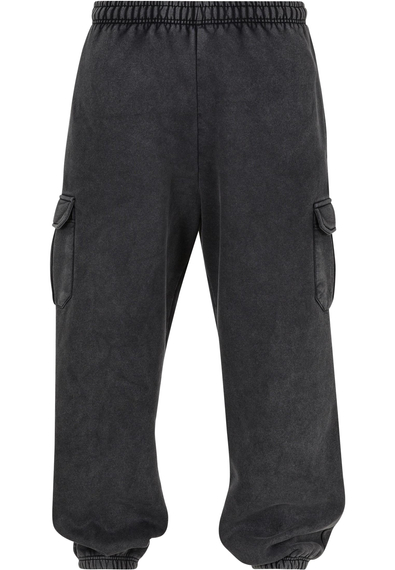 spodnie dresowe ACID WASHED CARGO SWEATPANTS