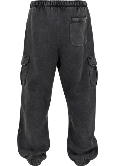 spodnie dresowe ACID WASHED CARGO SWEATPANTS