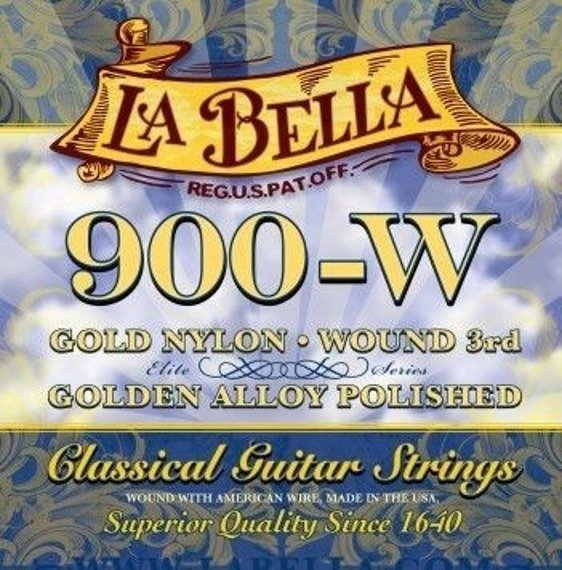 struny do gitary klasycznej LA BELLA Elite Series 900-W Golden Superior