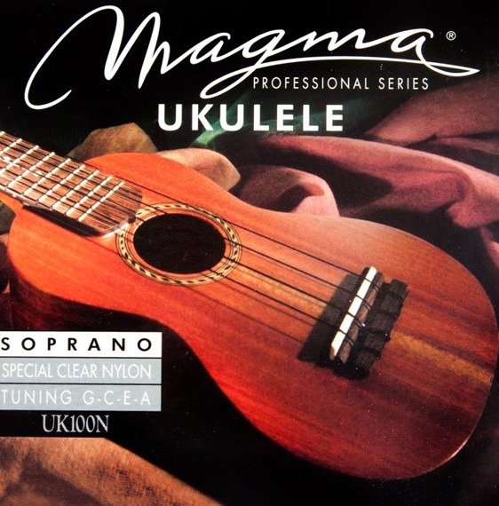 struny do ukulele sporanowego MAGMA SOPRANO Clear Nylon