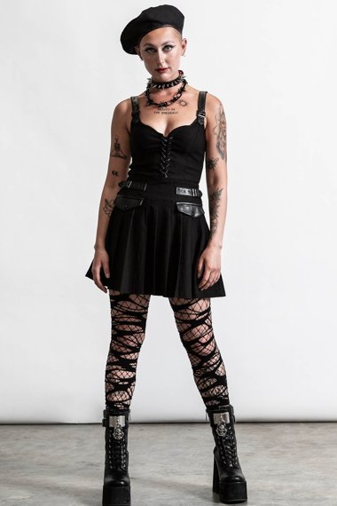 sukienka KILLSTAR - DISTORTION (BLACK)