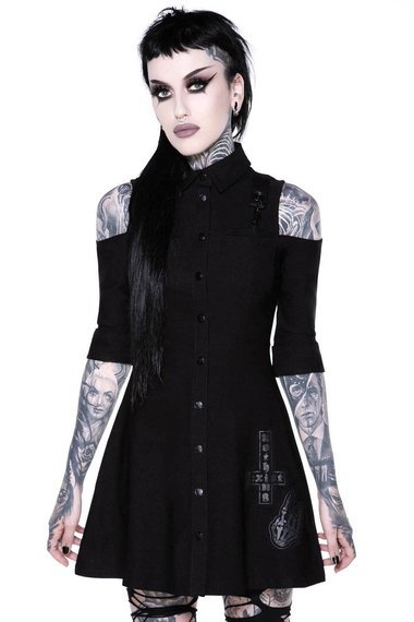 sukienka KILLSTAR - PARANORMAL (BLACK)