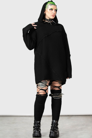 sweter unisex KILLSTAR - DRESDEN, z kapturem