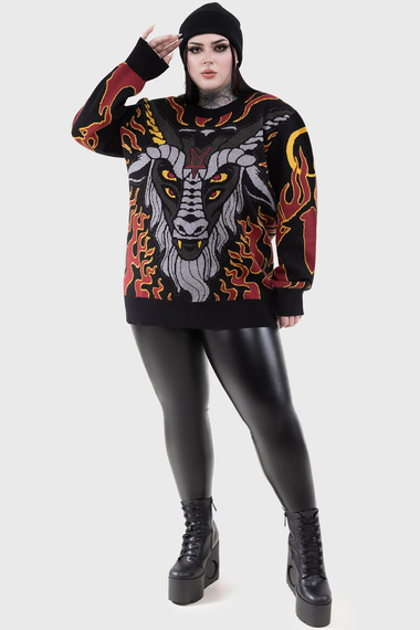 sweter unisex KILLSTAR - INFERNO