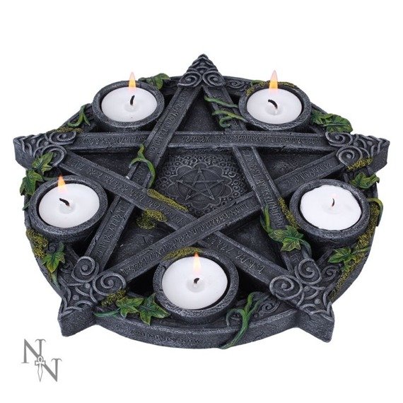 świecznik WICCAN PENTAGRAM