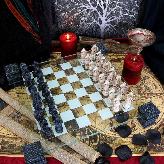 szachy DRAGON CHESS SET 