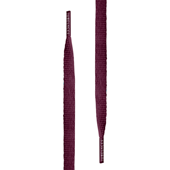 sznurowadła TUBELACES - BURGUNDY (120 cm)