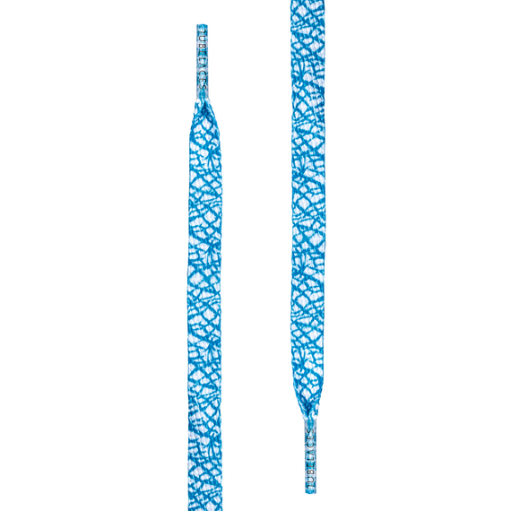 sznurowadła TUBELACES - ELEPHANT BLUE/WHITE (120 cm)