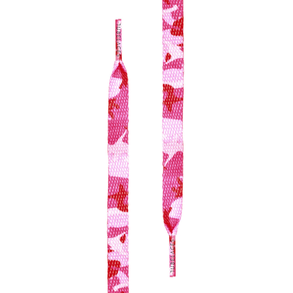 sznurowadła TUBELACES - PINK CAMO (120 cm)