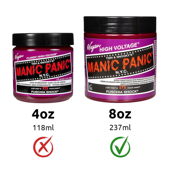 toner do włosów MANIC PANIC - FUSCHIA SHOCK (8oz -237ml) BIG