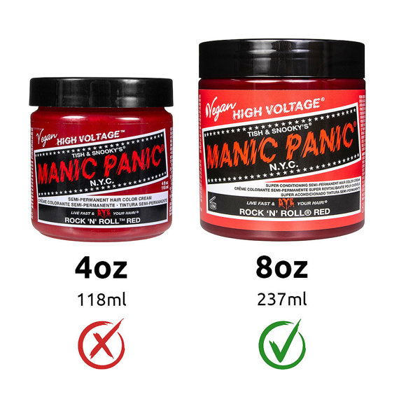 toner do włosów MANIC PANIC - ROCK AND ROLL RED (8oz -237ml) BIG