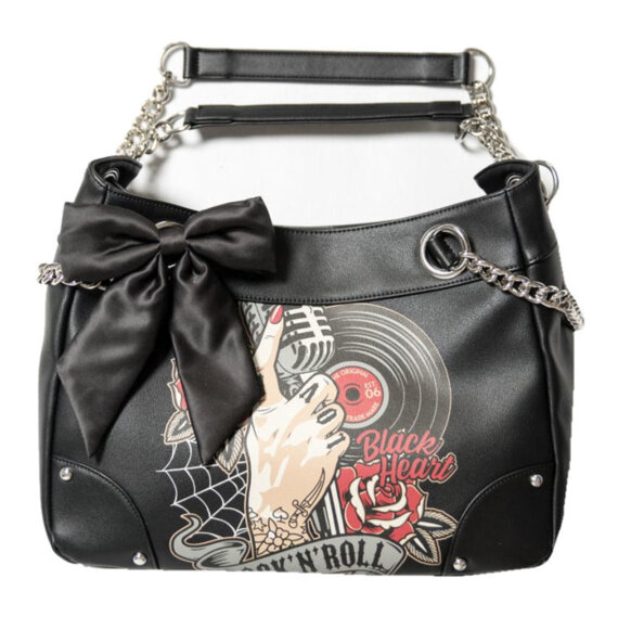 torba damska BLACK HEART - ROCK N ROLL