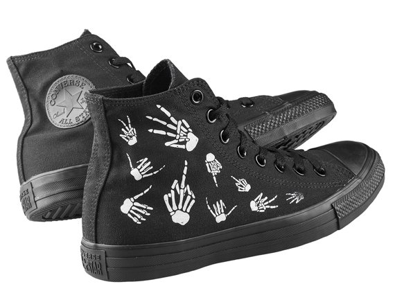 trampki CONVERSE(M3310) - REBEL SKULL BLACK BLACK 