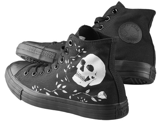 trampki CONVERSE(M3310) - REBEL SKULL BLACK BLACK 