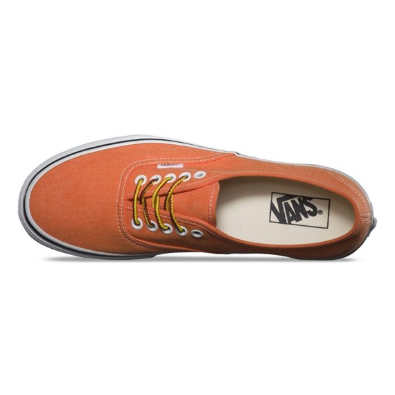 trampki VANS - AUTHENTIC WASHED VIBRANT ORANGE