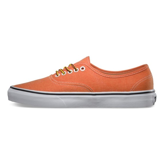 trampki VANS - AUTHENTIC WASHED VIBRANT ORANGE